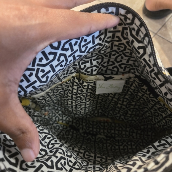 Vera Bradley Yellow Bohemian Floral Crossbody Zipper Bag. NWOT - Picture 8 of 10